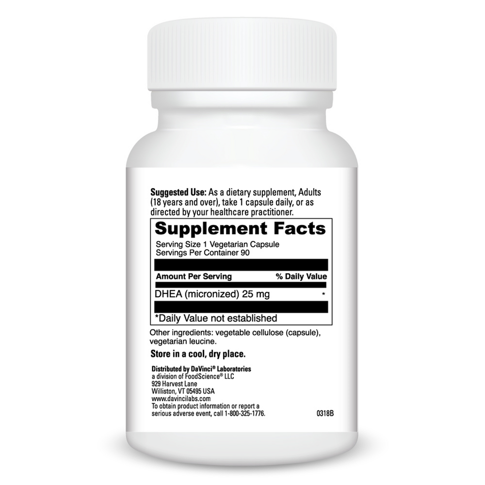 DHEA (micronized) 25mg by DaVinci Labs