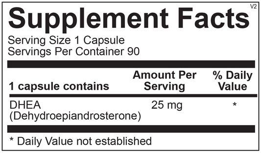 DHEA 25 mg by Ortho Molecular