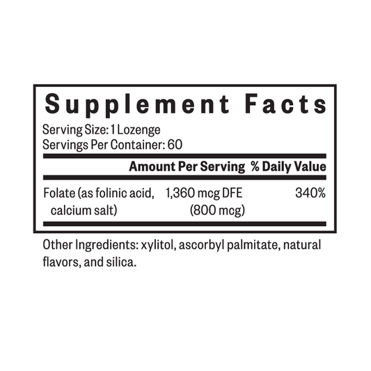 Folinic Acid Lozenge By Seeking Health