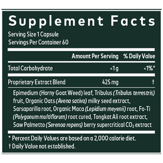 Gaia Herbs Male Libido Ingredients
