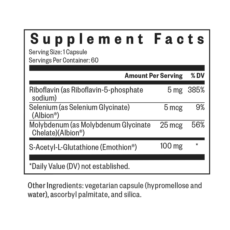 Glutathione with Cofactors By Seeking Health