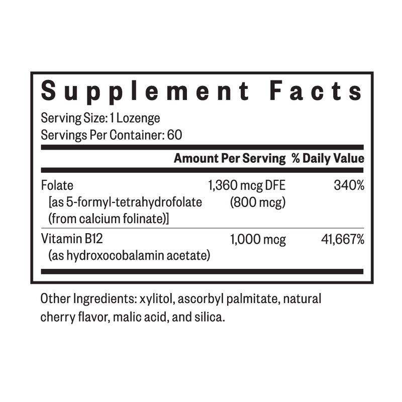 Hydroxo B12 with Folinic Acid By Seeking Health