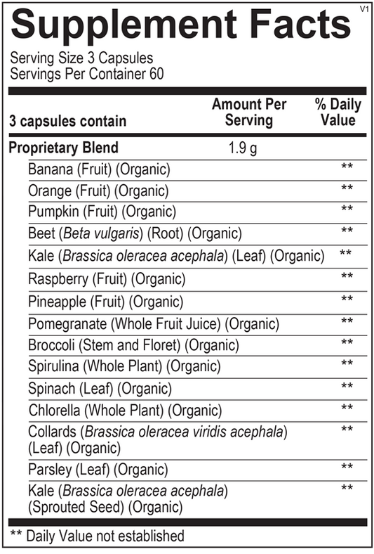 Indigo Greens Capsules by Ortho Molecular Products