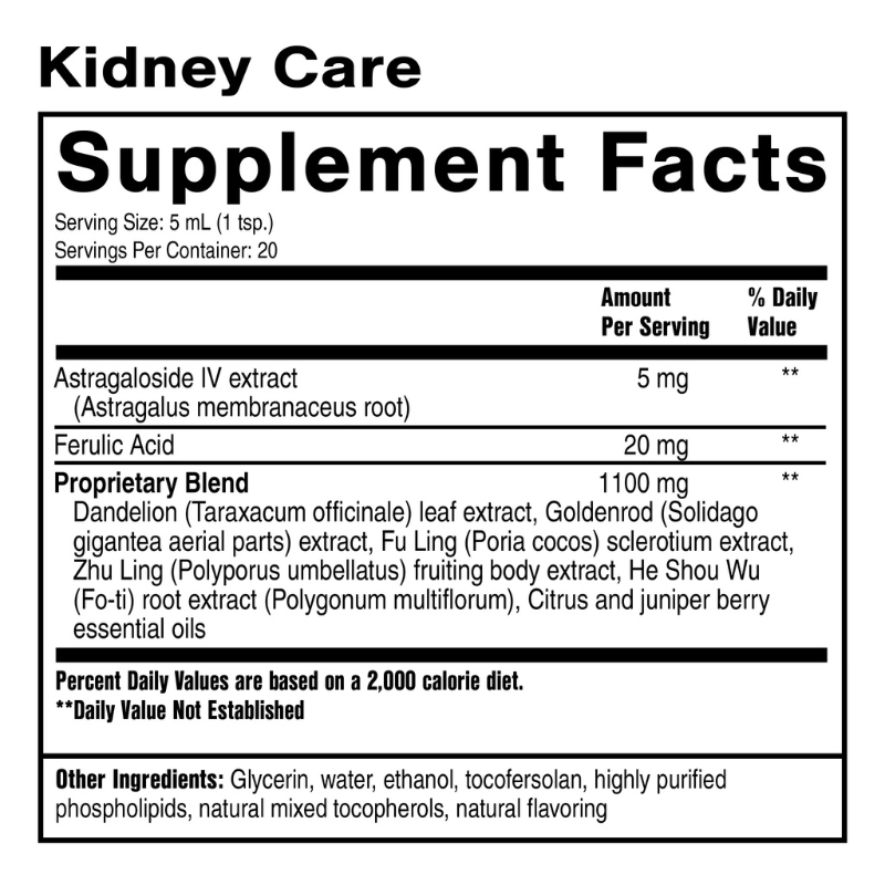 Kidney Care by QuickSilver Scientific