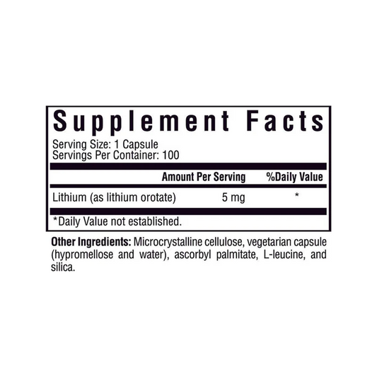Lithium Orotate By Seeking Health