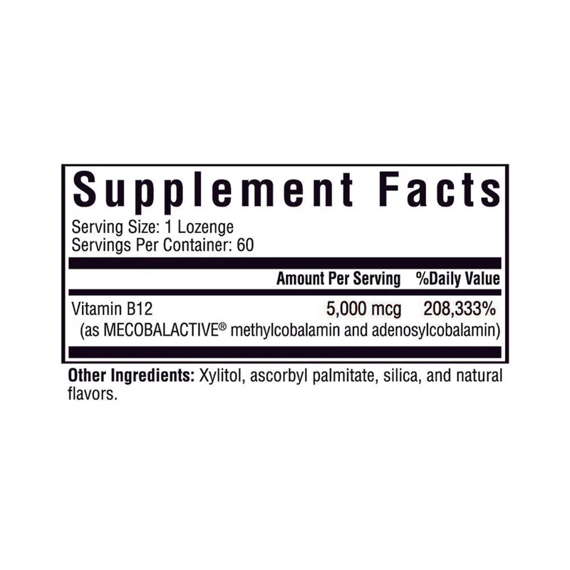 Methyl B12 5000 By Seeking Health