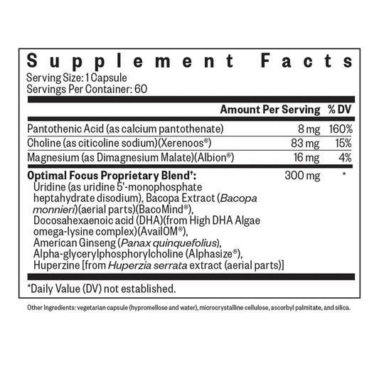 Optimal Focus By Seeking Health