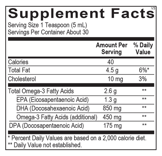Orthomega® Liquid Fish Oil- Mango by Ortho Molecular