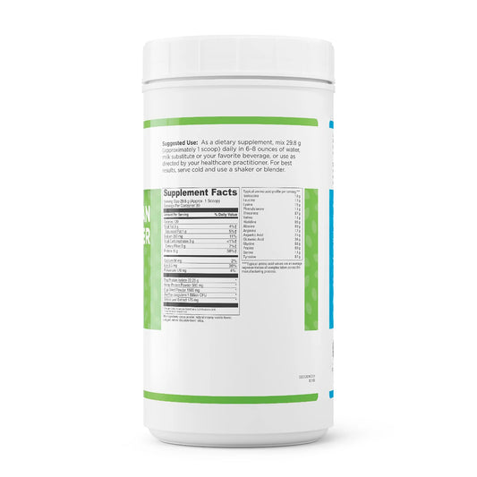 evexias health vegan protein powder plus chocolate bottle supplement facts