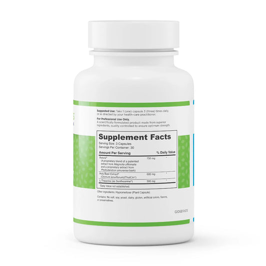 evexias health quicalm bottle supplement facts