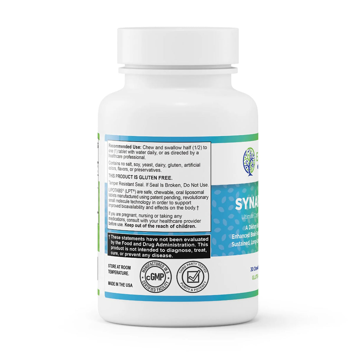 evexias health synapsin lpt bottle information