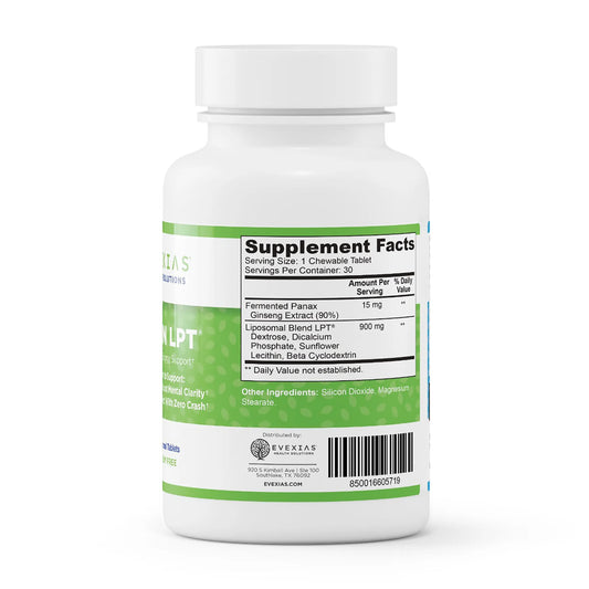 evexias health synapsin lpt bottle supplement facts