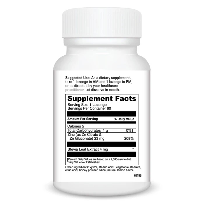 Zinc Lozenge (60) By DaVinci Labs
