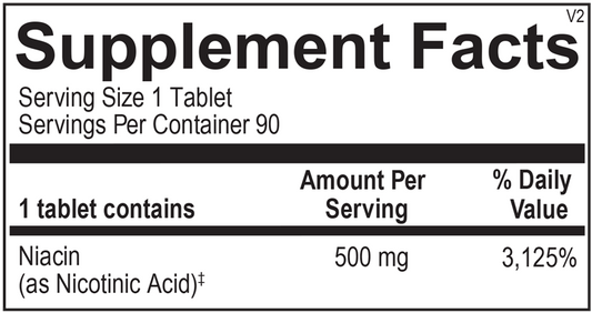 Time Release Niacin by Ortho Molecular