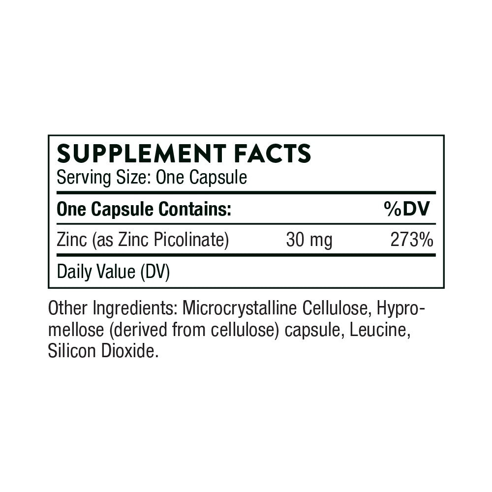 Zinc Picolinate 30 mg By Thorne
