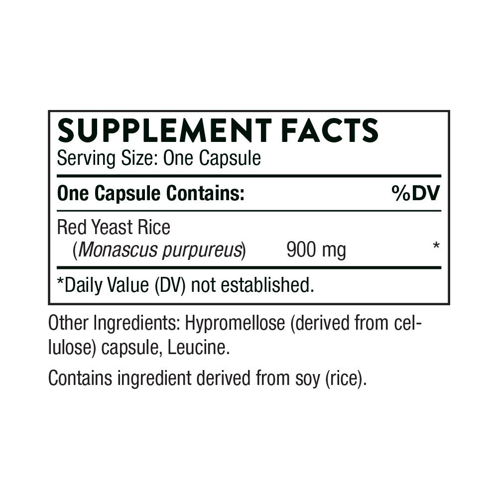 Red Yeast Rice (formerly Choleast-900) By Thorne