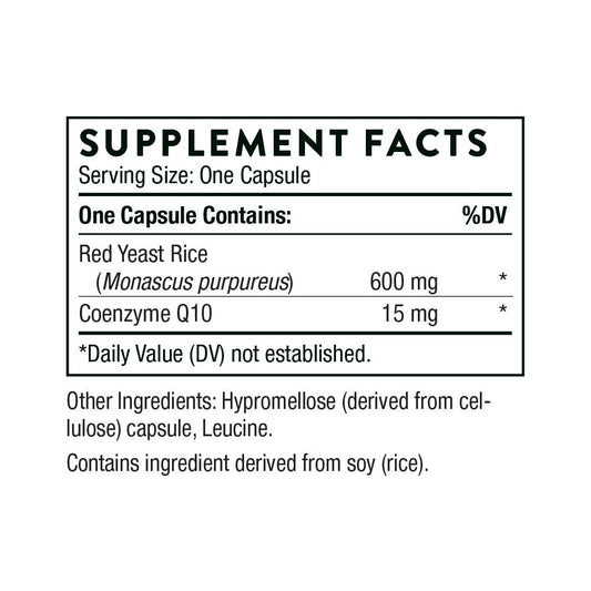 Red Yeast Rice + CoQ10 By Thorne