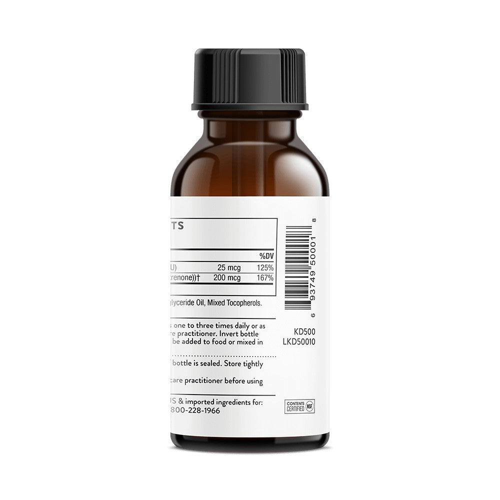 Vitamin D + K2 Liquid By Thorne