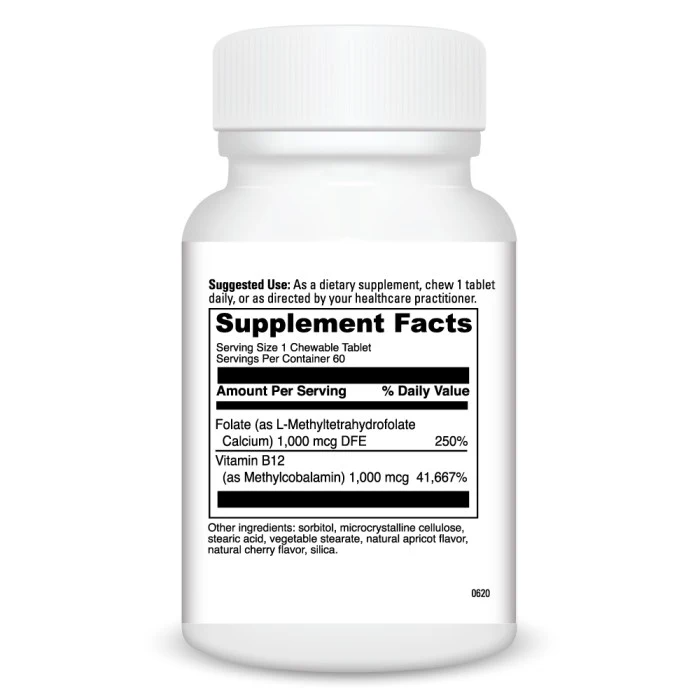 Active Folate B12 Chewable (60) By Davinci Labs SF