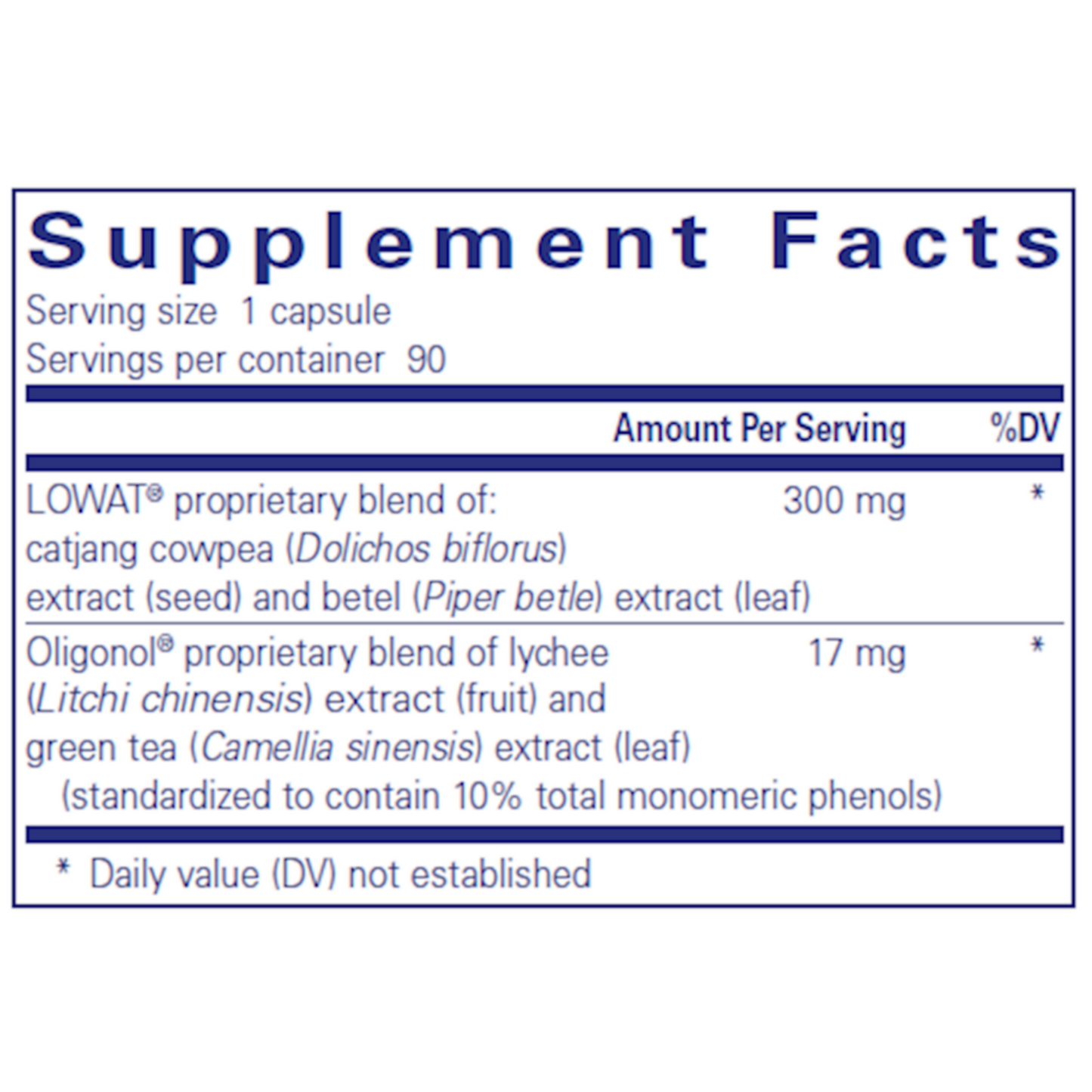 Adipolean II Pure Encapsulations Ingredients