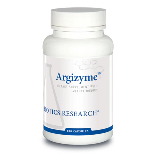 Argizyme bottle by Biotics Research for kidney and bladder health support