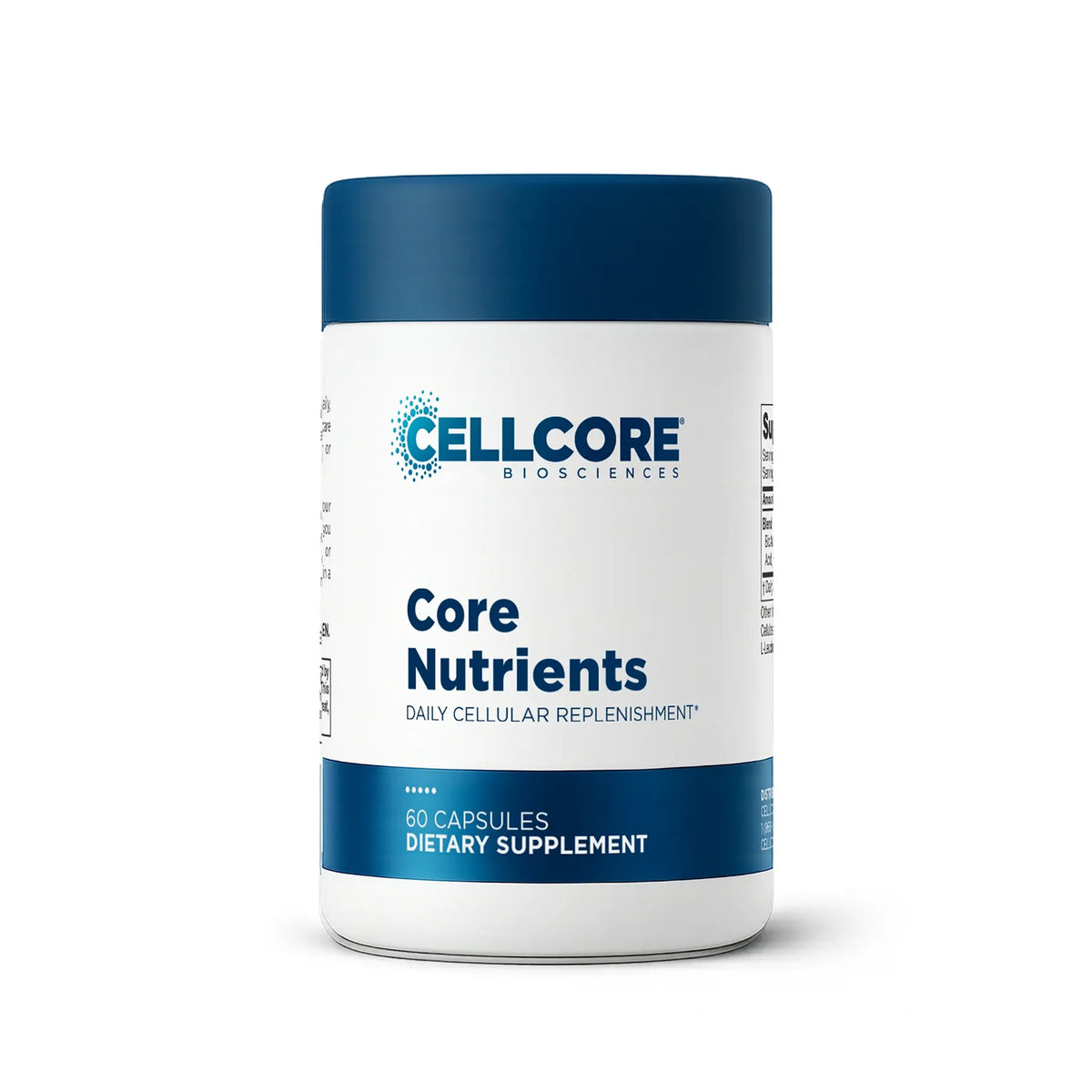 CellCore Core Nutrients 60 ct bottle