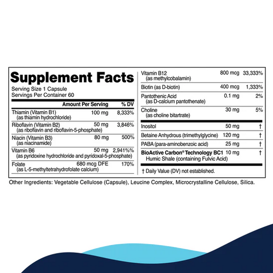 CellCore Methyl-B Complex Supplement Facts
