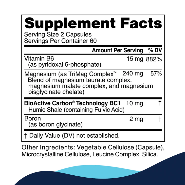 CellCore TriMag Complex Supplement Facts