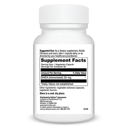 DHEA (micronized) 25mg by DaVinci Labs