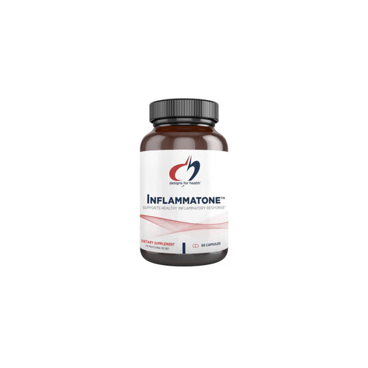 Bottle of Inflammatone by Designs for Health, 60 capsules supporting healthy inflammatory response, joint health, and tissue repair