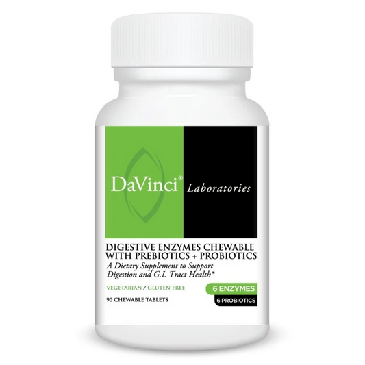 Digestive Enzymes Chewable with Prebiotics + Probiotics Orange Flavor 90 CT