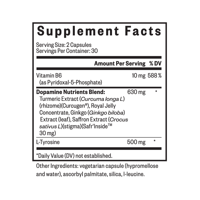 Dopamine Nutrients By Seeking Health