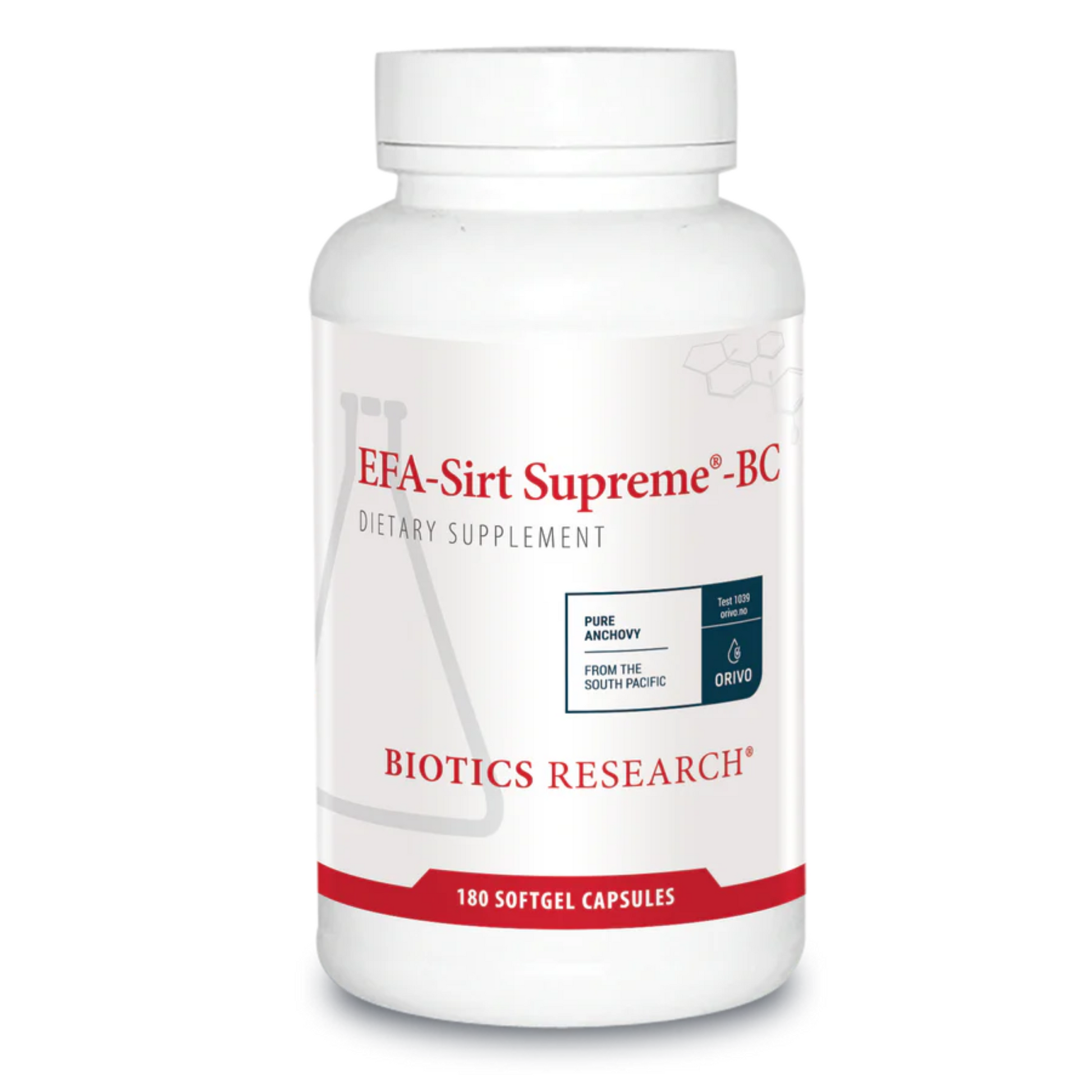 EFA Sirt Supreme BC Biotics Research Bottle