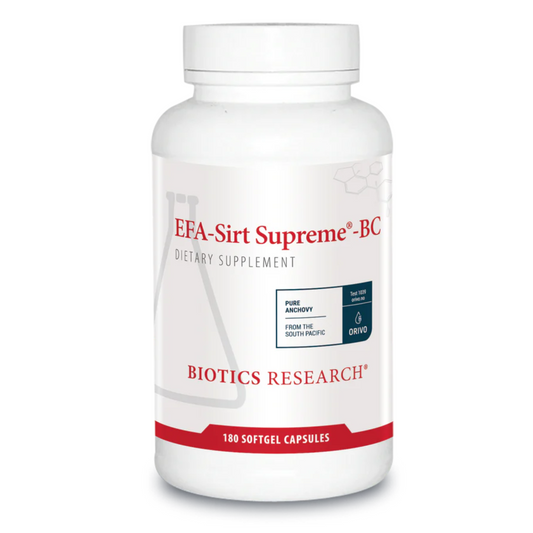 EFA Sirt Supreme BC Biotics Research Bottle