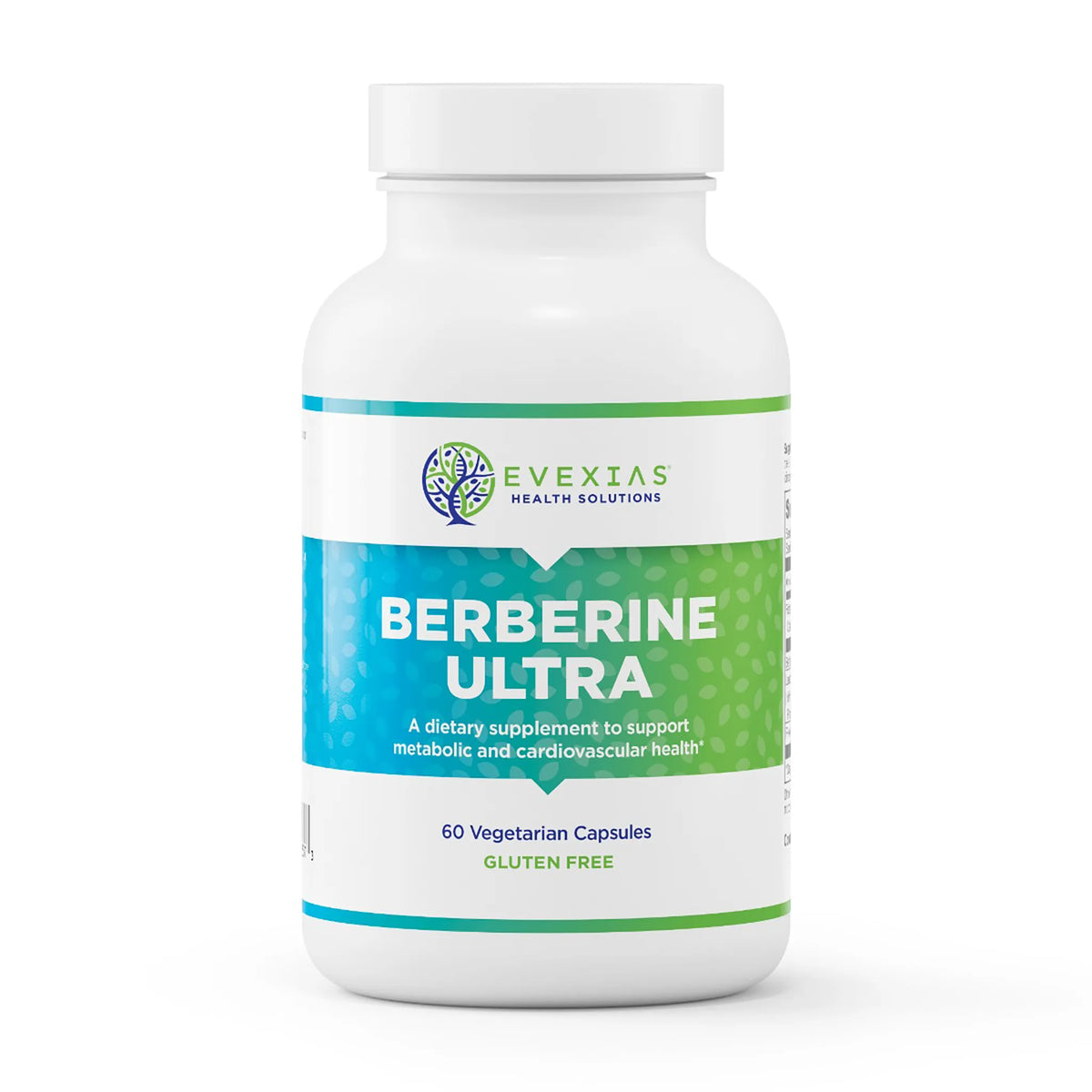 evexias health berberine ultra bottle front