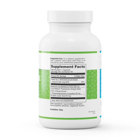 evexias health berberine ultra bottle supplement facts