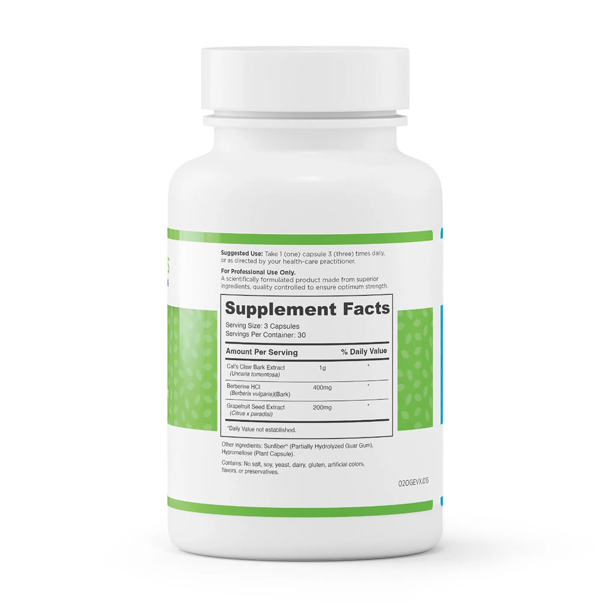 evexias health rebiosis bottle supplement facts