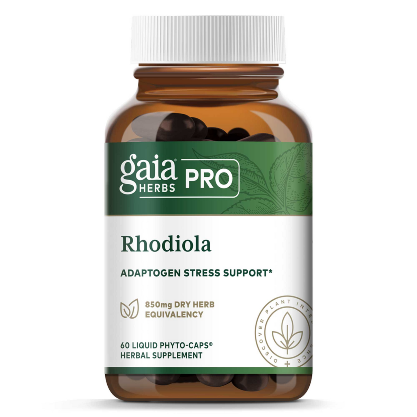 Gaia Herbs Pro Rhodiola Bottle