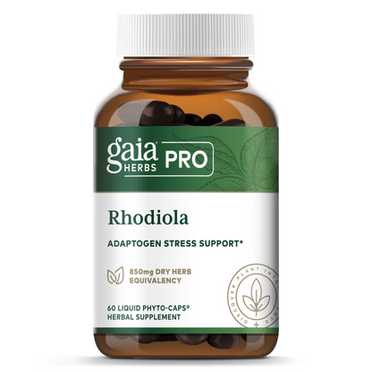 Gaia Herbs Pro Rhodiola Bottle