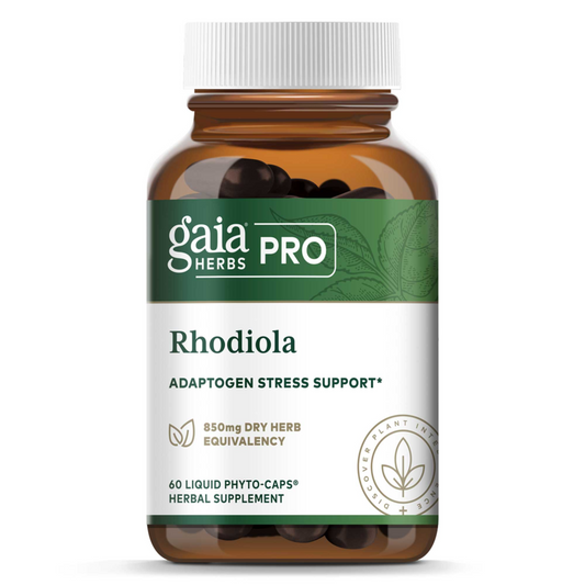 Gaia Herbs Pro Rhodiola Bottle