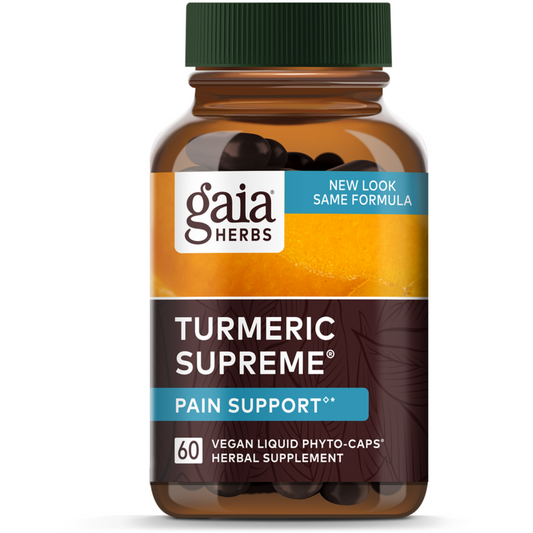 Gaia Herbs Pro Turmeric Supreme Pain Bottle