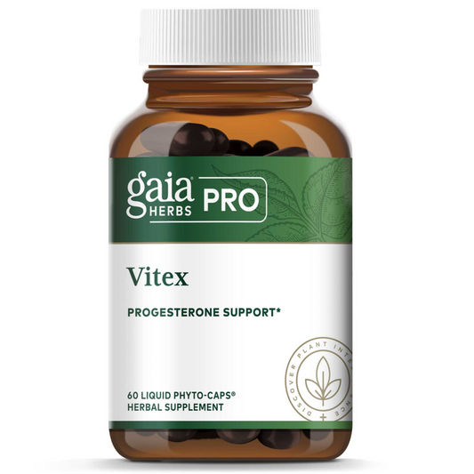 Gaia Herbs Pro Vitex Progesterone Support Bottle