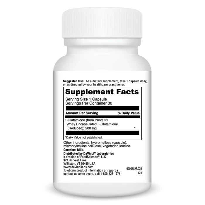 Glutathione (30) By DaVinci Labs SF