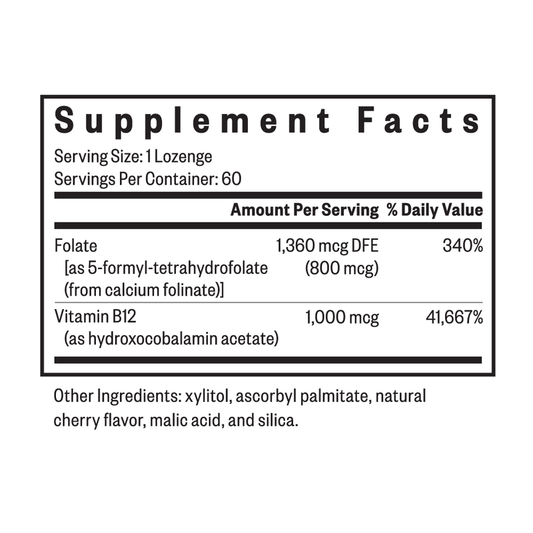 Hydroxo B12 with Folinic Acid By Seeking Health