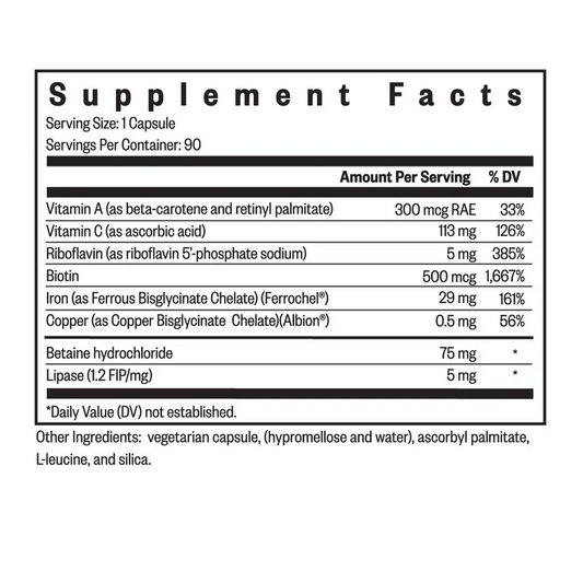 Iron with Cofactors By Seeking Health