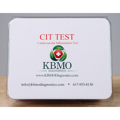 Cardiovascular Inflammation Test kit by KBMO Diagnostics for cardiometabolic risk evaluation and monitoring