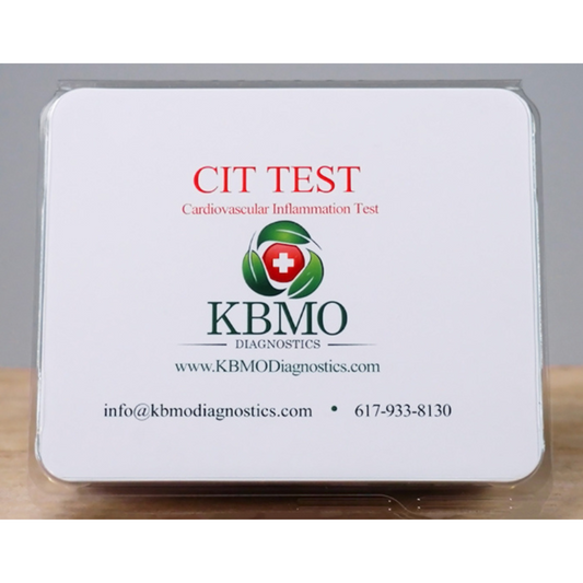 Cardiovascular Inflammation Test kit by KBMO Diagnostics for cardiometabolic risk evaluation and monitoring