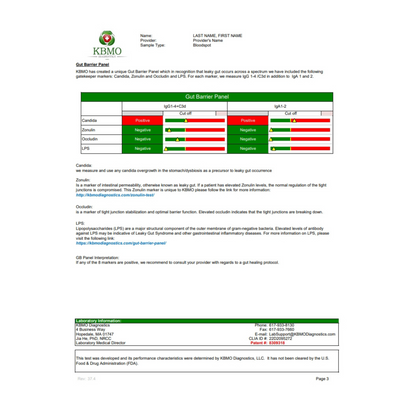 KBMO Diagnostics Kit 176 Test Patient Results Page 3