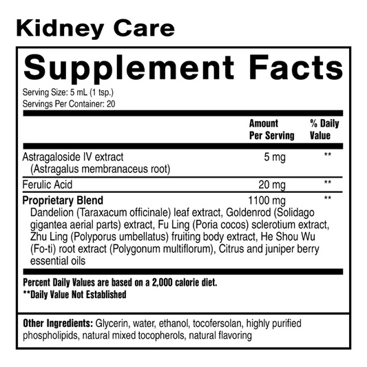 Kidney Care by QuickSilver Scientific