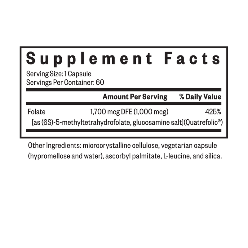L-Methylfolate By Seeking Health